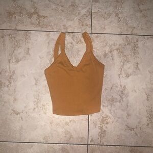 Orange and tank tank top